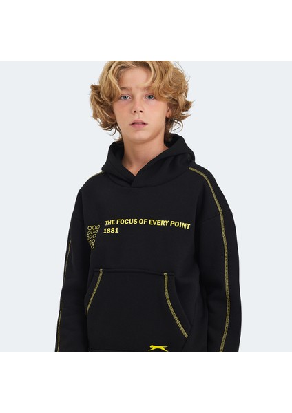 LEVON Unisex Çocuk Sweatshirt Siyah fırsatları