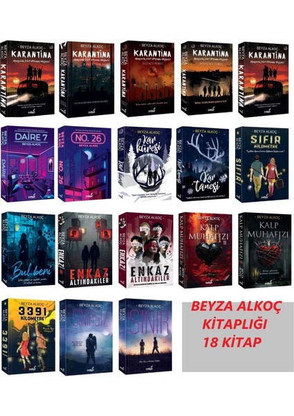 Beyza Alkoç Seti Karton Kapak (18 Kitap)