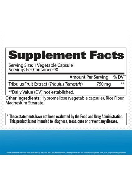 Tribulus Male 750 Performance Enhancement 90 Herbal Capsules fiyatları
