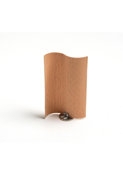 S Model Ahşap Mum Fitili ve Yapışkanlı Fitil Sehpası 20 Adet ( 60 mm x 100 mm x 0.5 mm )