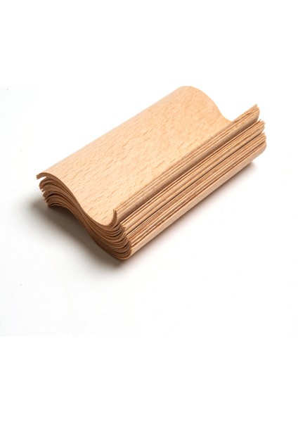 S Model Ahşap Mum Fitili ve Yapışkanlı Fitil Sehpası 20 Adet ( 60 mm x 100 mm x 0.5 mm )