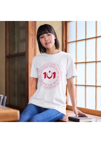 29 Ekim Cumhuriyet Bayramı Tişört 29 Ekim T-Shirt 101. Yıl Özel Tasarım Tişört fırsatları