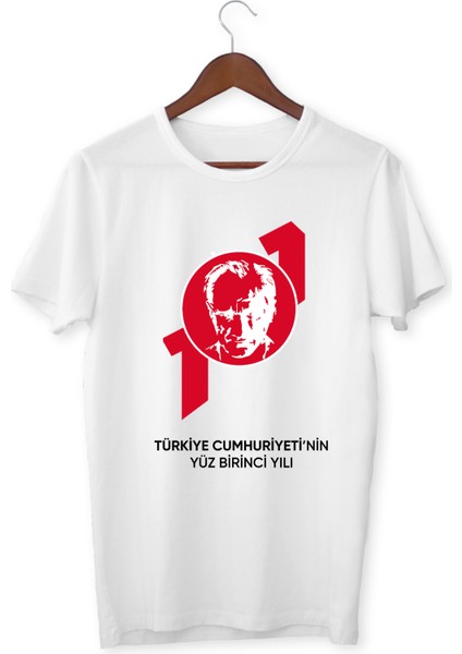 101. Yıl Tişört 29 Ekim Tişörtleri Cumhuriyet Bayramı T-Shirt