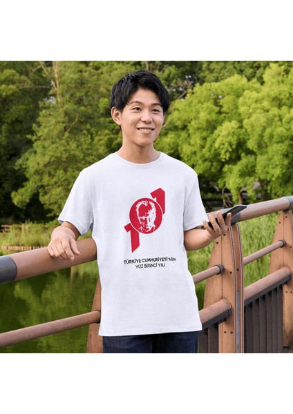 101. Yıl Tişört 29 Ekim Tişörtleri Cumhuriyet Bayramı T-Shirt fırsatları