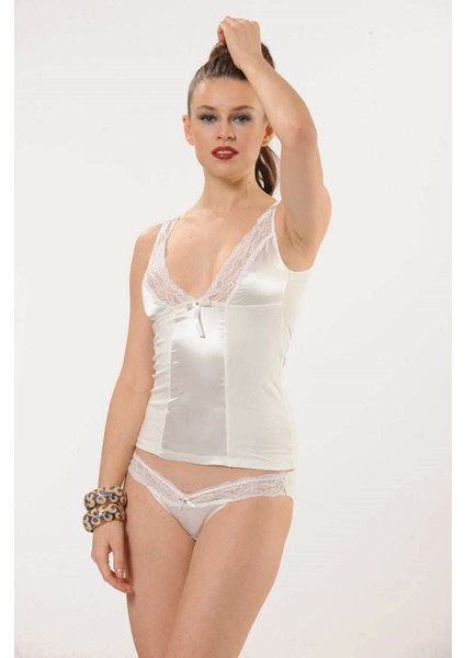 Modlive Beyaz Atlet Külot Takım - 3008 fırsatları