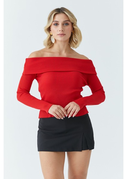 Kadın Madonna Yaka Kazak 5609 fiyatları