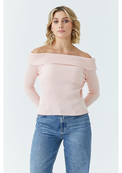 Kadın Madonna Yaka Kazak 5609 fiyatları