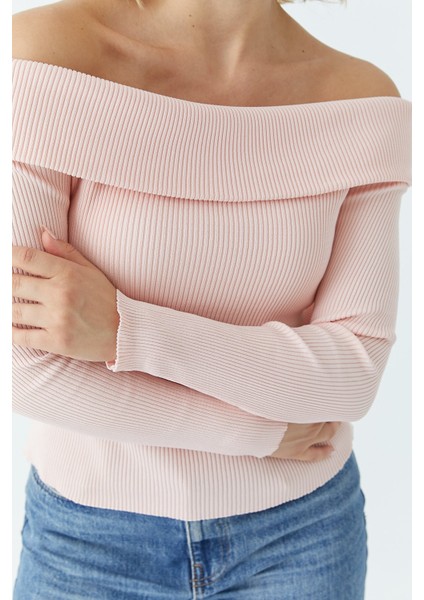 Kadın Madonna Yaka Kazak 5609 indirimleri