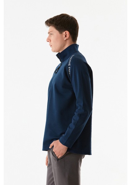 Basic Yarım Fermuarlı Dik Yaka Sweatshirt fırsatları