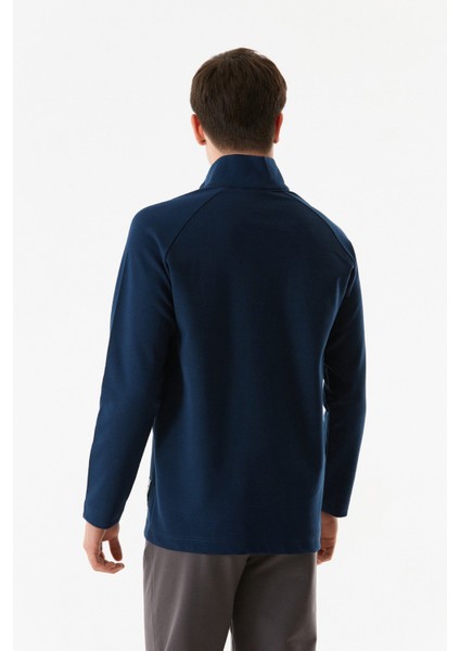 Basic Yarım Fermuarlı Dik Yaka Sweatshirt indirimleri