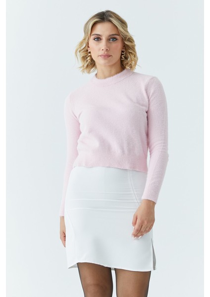 Kadın Sakal Crop Kazak 5613