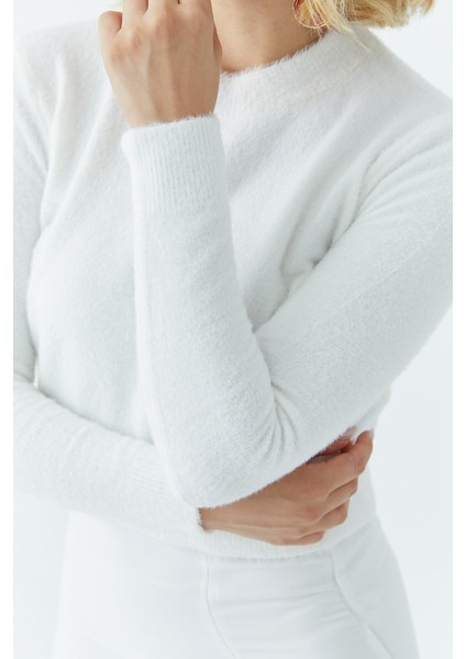 Kadın Sakal Crop Kazak 5613 indirimleri