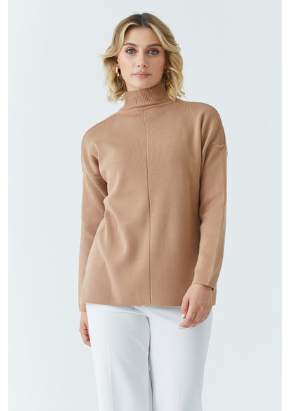 Kadın Yarım Balıkçı Salaş Kazak 4964