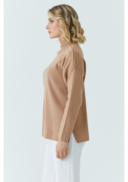 Kadın Yarım Balıkçı Salaş Kazak 4964 indirimleri