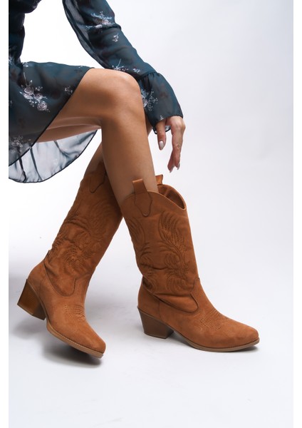 Ihiovana Kadın Nakışlı Western Çizme 001288 fiyatları