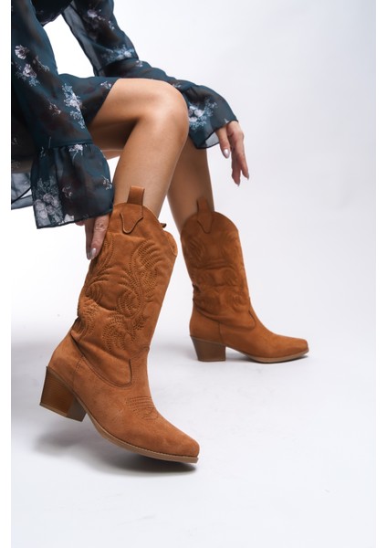 Ihiovana Kadın Nakışlı Western Çizme 001288 modelleri