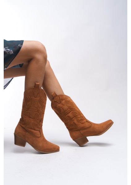 Ihiovana Kadın Nakışlı Western Çizme 001288 fırsatları