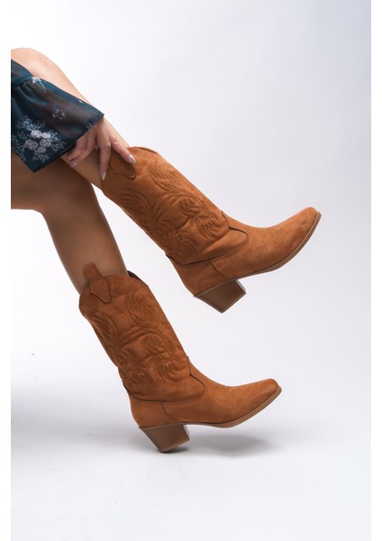 Ihiovana Kadın Nakışlı Western Çizme 001288 indirimleri