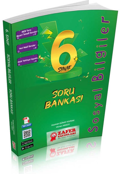 6. Sınıf SOSYAL BİLGİLER Soru Bankası ZAFER YAYINLARI | YENİ