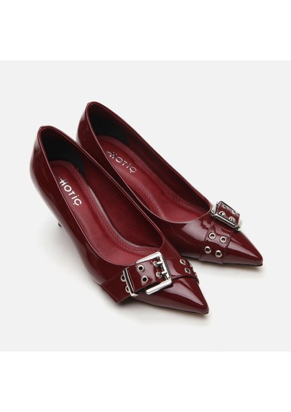 01AYH295060A780 BORDO Kadın Stiletto