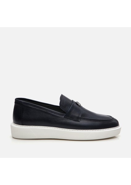 02AYH292020A680  Deri Lacivert Erkek Loafer