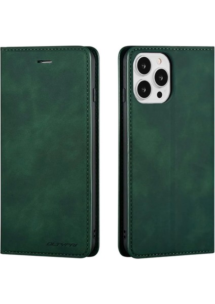 iPhone 16 Pro Max Kılıf Wallet Kartvizitlik Cüzdan Kapaklı Magnet Kopçalı Stand 360 Koruma Deri Doku