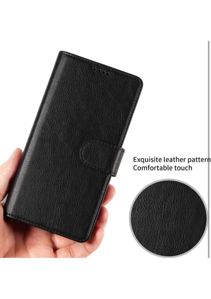 iPhone 16 Pro Max Kılıf Wallet Kartvizitlik Cüzdan Kapaklı Magnet Kopçalı Stand 360 Koruma Deri Doku