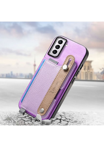 Samsung Galaxy S21 Fe 5g Uyumlu Kılıf Zebana 2in1 Best Deri Kılıf Mor fiyatları