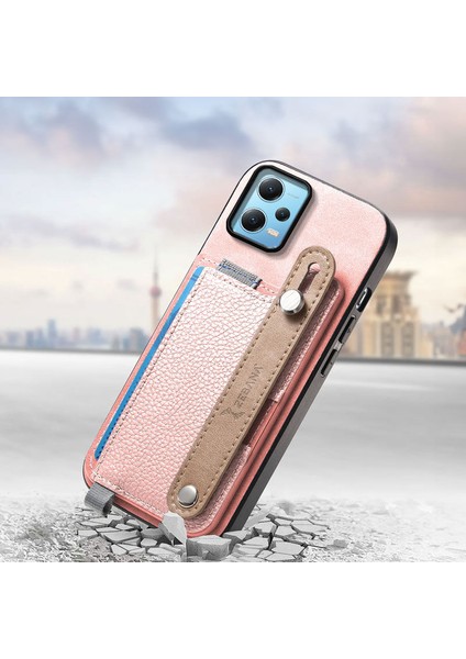 Xiaomi Redmi Note 12 Pro 5g Uyumlu Kılıf Zebana 2in1 Best Deri Kılıf Pembe fiyatları