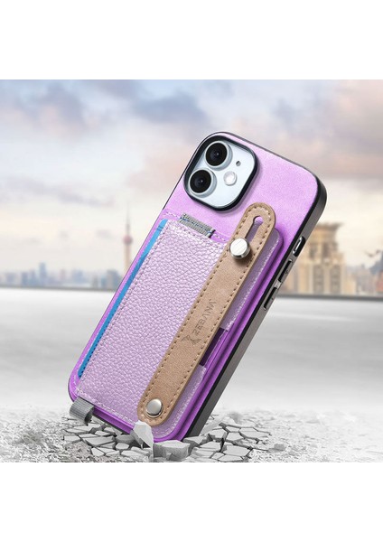 Apple iPhone 11 Uyumlu Kılıf Zebana 2in1 Best Deri Kılıf Mor fiyatları