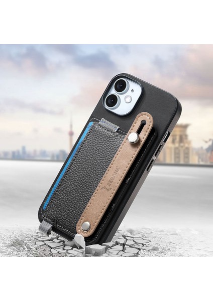 Apple iPhone 11 Uyumlu Kılıf Zebana 2in1 Best Deri Kılıf Siyah fiyatları