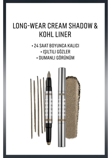 Bobbi Brown Long-Wear Cream Shadow & Kohl Liner – Stick Krem Far & Kalem - Moss / Dark Olive 0.8g