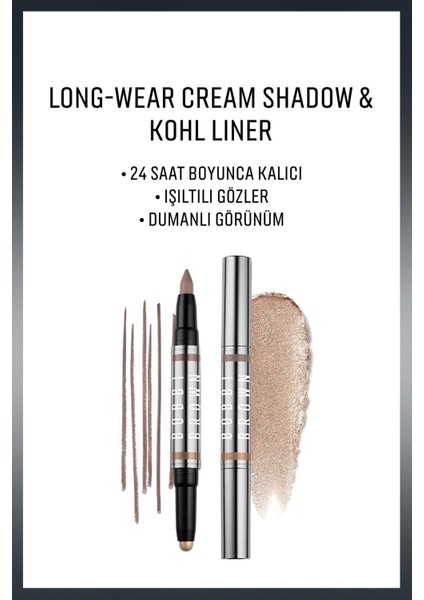 Bobbi Brown Long-Wear Cream Shadow & Kohl Liner – Stick Krem Far & Kalem - Mica / Mink 0.8g