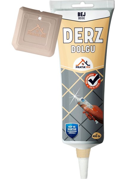 Fayans Arası Hazır Derz Dolgu Bej ve Derz Kazıyıcı 2li Set 400 gr fiyatları