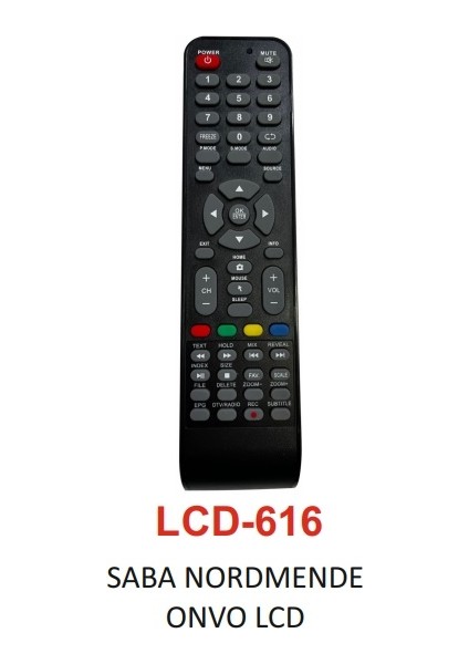 Yeni Estevia Esy Saba - Nordmende - Onvo LCD Uyumlu Tv Kumandası - LCD 616 (8585) Company