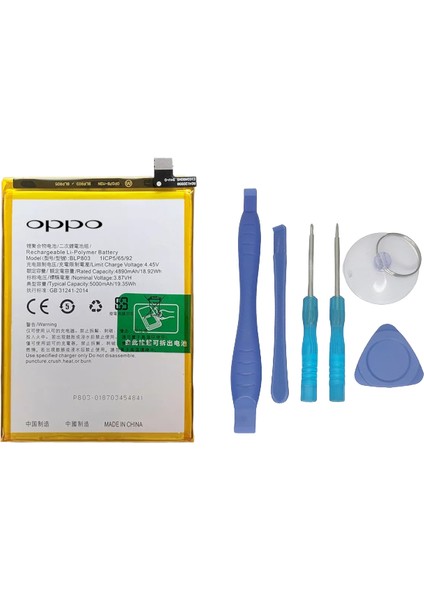 Oppo Realme Q2i - Blp803 - Batarya Pil Sıfır Orijinal + TAMİR SETİ