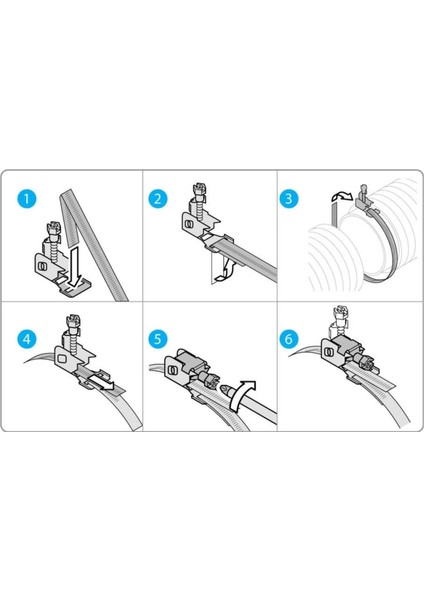 Metal Rulo Kelepçe 9 mm (30 Mt) fiyatları