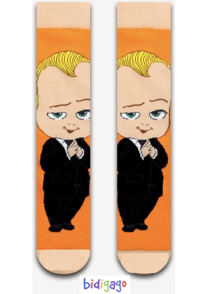 Patron Bebek Desenli Kolej Çorap