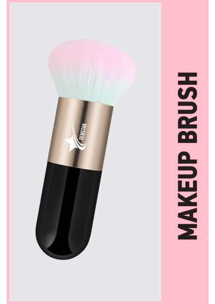 Professional Make-Up Luxury Kabuki Fondöten ve Allık Makyaj Fırçası Ps