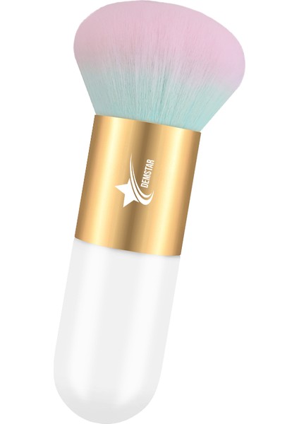 Professional Make-Up Luxury Kabuki Fondöten ve Allık Makyaj Fırçası Ps
