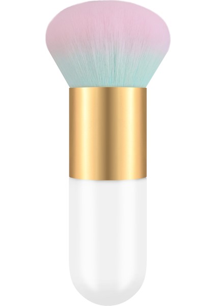 Professional Make-Up Luxury Kabuki Fondöten ve Allık Makyaj Fırçası Ps