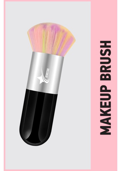 Professional Make-Up Luxury Kabuki Fondöten ve Allık Makyaj Fırçası Rs