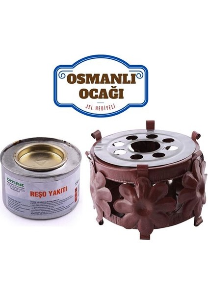 İsmiyle Al Turk 4 Adet Reşo Yakıtlı Osmanlı Ocağı 200 ml 423332 Toptan Paket - ISL4353-8483