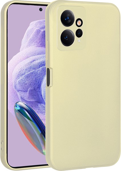 Xiaomi Redmi Note 12 4g Kılıf Premier Silikon Kapak-Gold