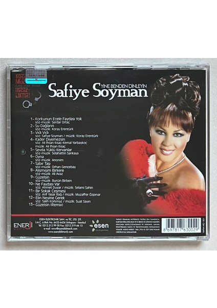Safiye Soyman – Yine Benden Dinleyin CD