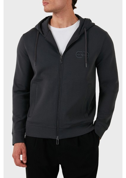 Pamuklu Logolu Regular Fit Kapüşonlu Sweat Erkek Sweat 8N1ML6 1jhsz 0842