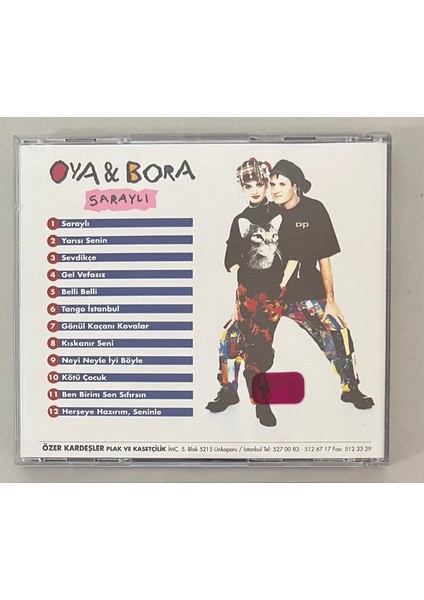 Oya Bora – Saraylı CD (Orjnal 1994 Dönem Baskı Cd)