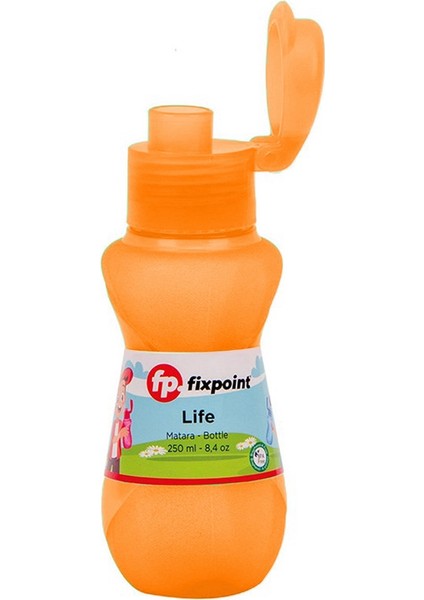 Su Matarası 250ML Fixpoint Life Turuncu P-7512