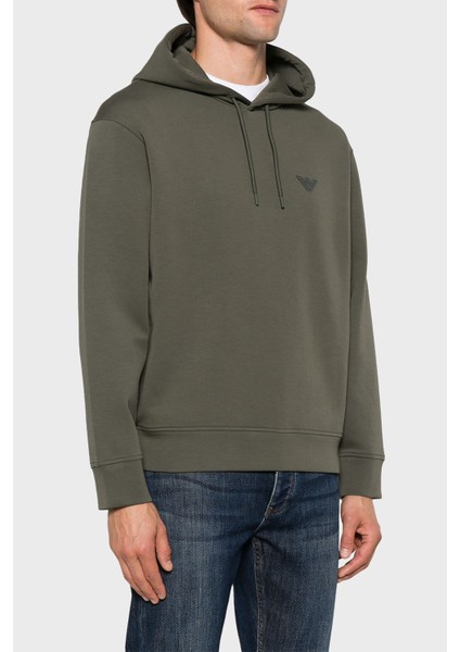 Streç Pamuklu Regular Fit Kapüşonlu Sweat Erkek Sweat 6D1M94 1jhsz 0661 modelleri