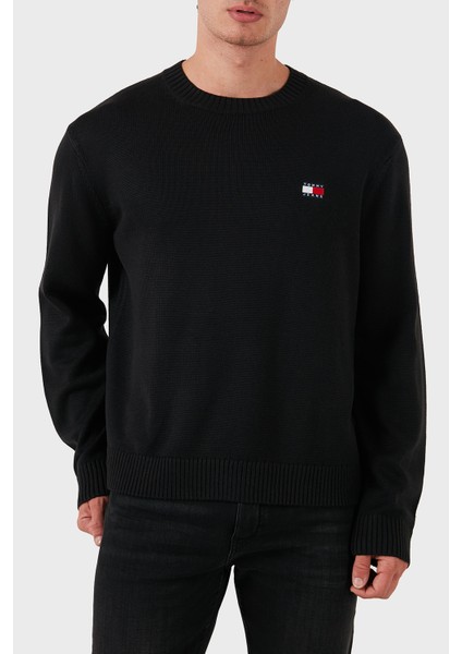 Yünlü Regular Fit Bisiklet Yaka Kazak Erkek Kazak DM0DM20706 Bds